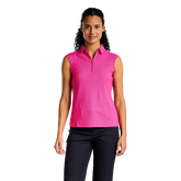 Nikki Magenta Fever Pique Polo Shirt